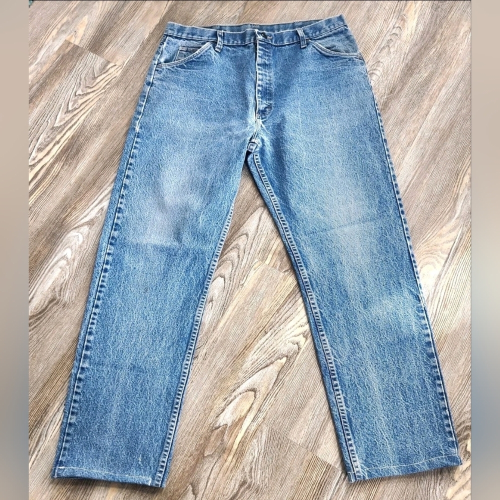 Bulwark Excel FR 38x31 Jeans PEJ4DW5 Light Wash Straight Safety Flame Resistant